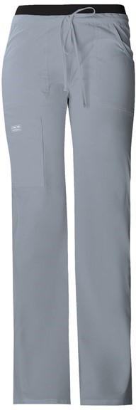 Cherokee Grey Luxe Women's Elastic Waist Pull On Cargo Pants