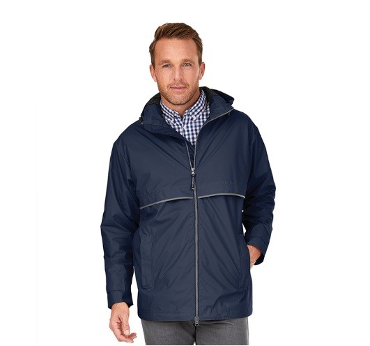 Charles River Men's New Englander Rain Jacket-Discontinued 9199-Discontinued